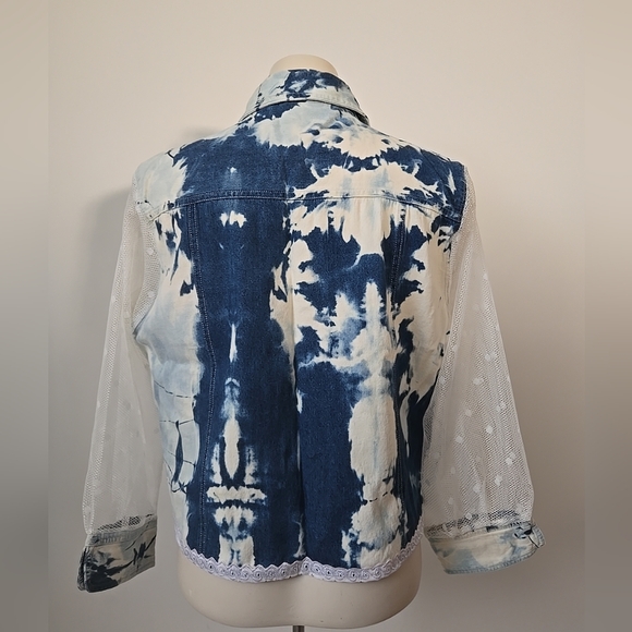 Refashioned Denim & Tulle Jacket (M/L) - Picture 5 of 16